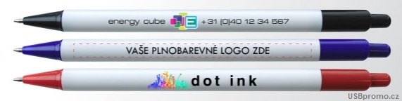 Nejlevnější reklamní propisky s plnobarevným potiskem