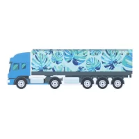 15 cm pravítko, kamion bílá s potiskem loga