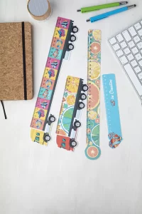 30 cm pravítko, kamion bílá s potiskem loga - foto 4