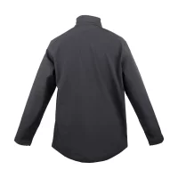 3vrstvá softshellová bunda tmavě šedá s potiskem loga - foto 2