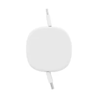 60W nabíjecí kabel RABS USB-C bílá s potiskem loga - foto 4