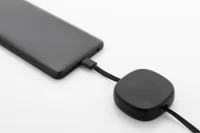 60W nabíjecí kabel RABS USB-C černá s potiskem loga - foto 2