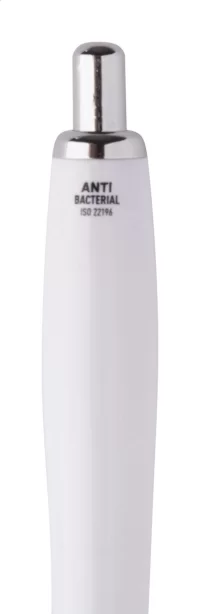anti-bakteriální pero bílá s potiskem loga - foto 4