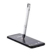 antibakteriální dotykové kuličkové pero bílá s potiskem loga - foto 5