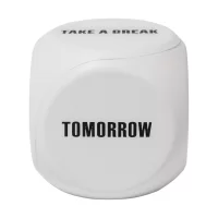 antistres, pomůcka při rozhodování bílá s potiskem loga - foto 4