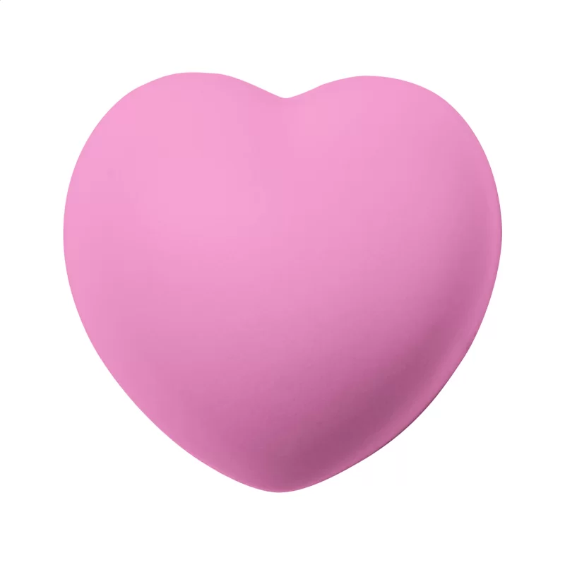 antistresové srdíčko růžová s potiskem loga