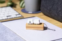 antistresový přívěšek na klíče bílá s potiskem loga - foto 4