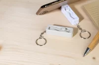 antistresový přívěšek na klíče RABS bílá s potiskem loga - foto 5