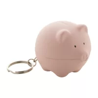 antistresový přívěšek na klíče růžová s potiskem loga