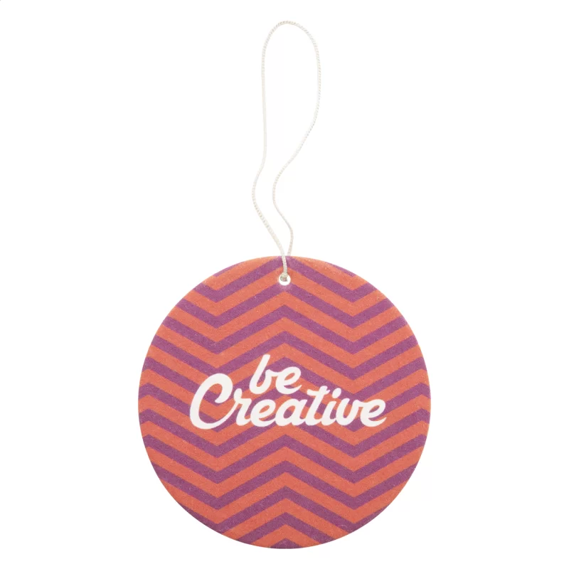 aromatická visačka na zakázku bílá — reklamní předmět s vlastním potiskem aromatická visačka na zakázku bílá s potiskem loga