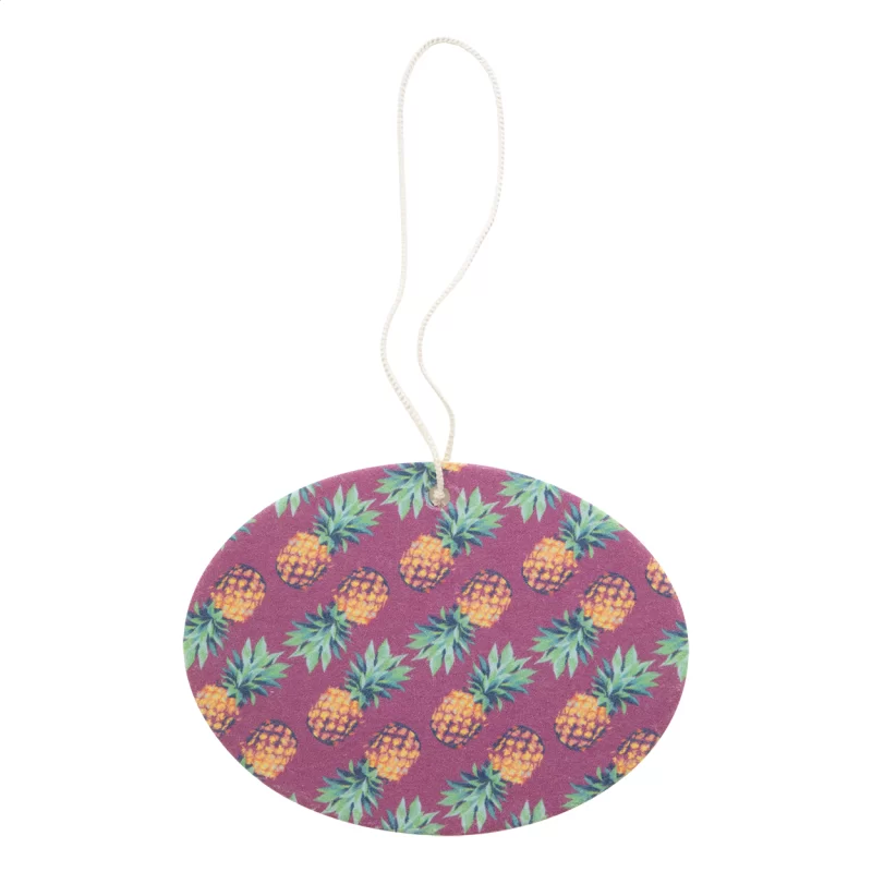 aromatická visačka na zakázku bílá — reklamní předmět s vlastním potiskem aromatická visačka na zakázku bílá s potiskem loga