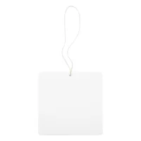 aromatická visačka na zakázku bílá s potiskem loga - foto 4