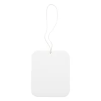 aromatická visačka na zakázku bílá s potiskem loga - foto 4