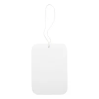 aromatická visačka na zakázku bílá s potiskem loga - foto 4