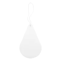 aromatická visačka na zakázku bílá s potiskem loga - foto 4