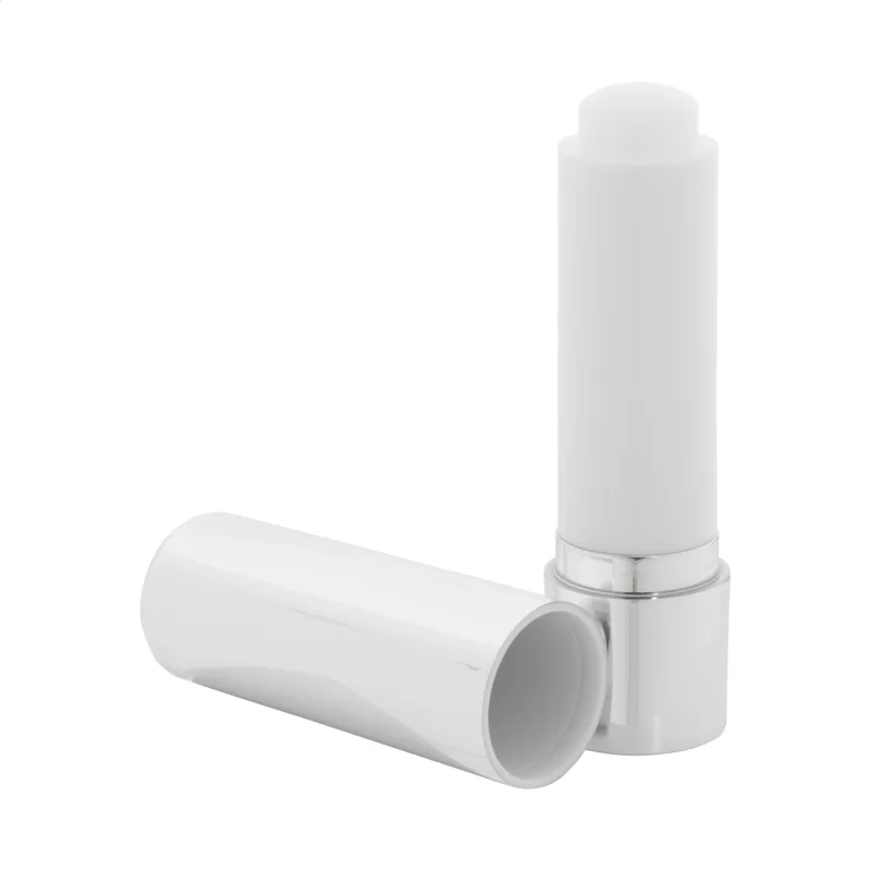 balzám na rty stříbrná s potiskem loga