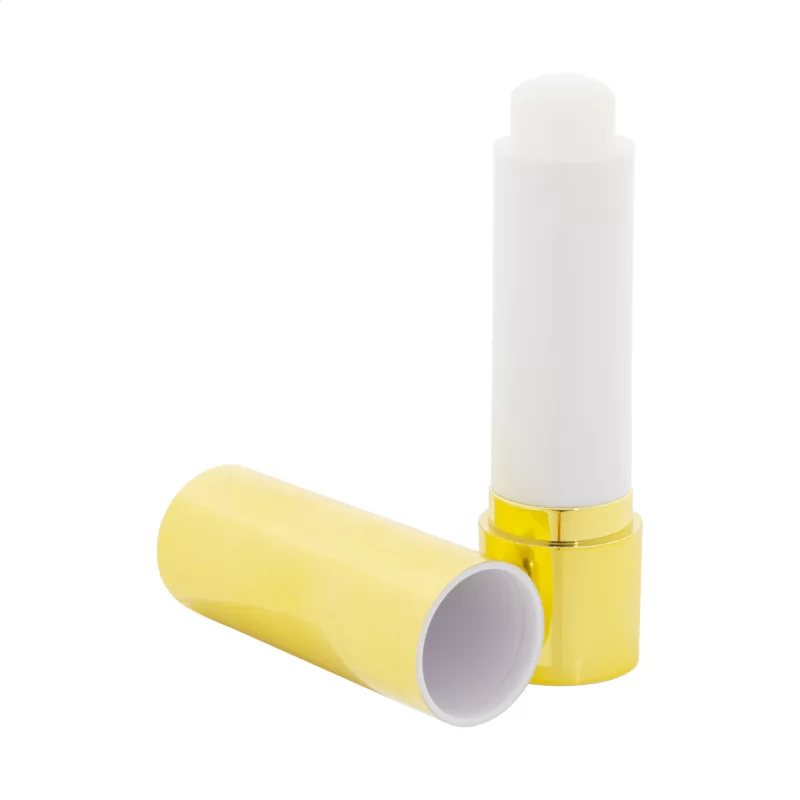 balzám na rty zlatá s potiskem loga