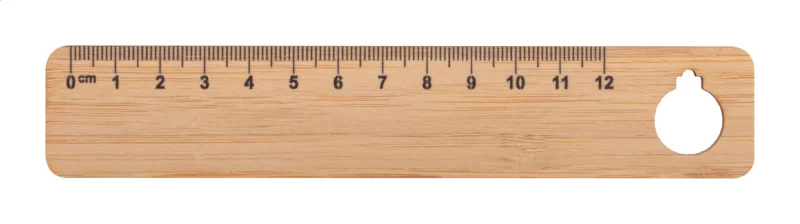 bambusové pravítko, koule přírodní s potiskem loga