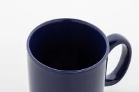 barevný keramický hrnek modrá s potiskem loga - foto 4