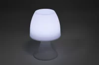 stolní lampa bílá s potiskem loga - foto 3