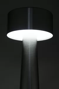 stolní lampa stříbrná s potiskem loga - foto 3