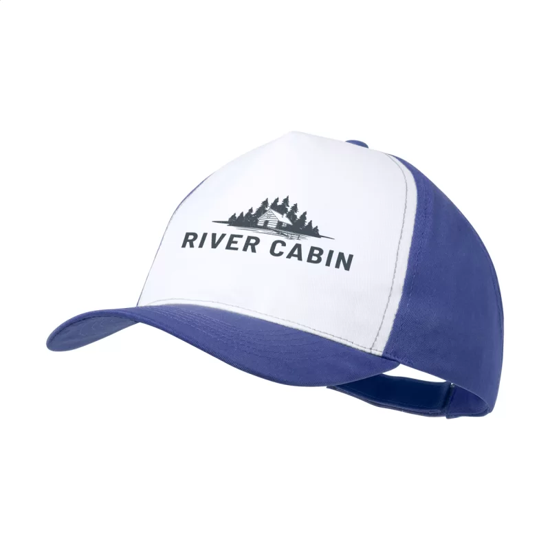 baseballová čepice modrá s potiskem loga