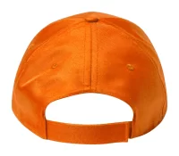 baseballová čepice oranžová s potiskem loga - foto 2