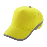 baseballová čepice žlutá s potiskem loga