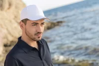 basebalová čepice bílá s potiskem loga - foto 2