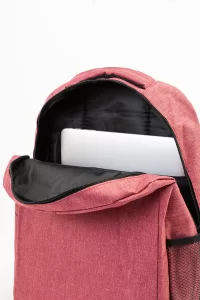 batoh červená s potiskem loga - foto 4