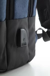 batoh modrá s potiskem loga - foto 3