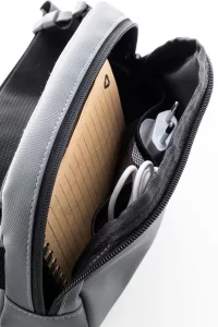 batoh na notebook RPET tmavě šedá s potiskem loga - foto 4