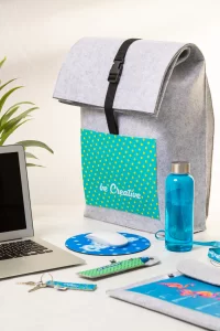 batoh na zakázku bílá s potiskem loga - foto 11