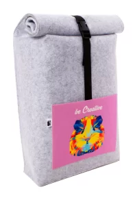 batoh na zakázku bílá s potiskem loga - foto 4