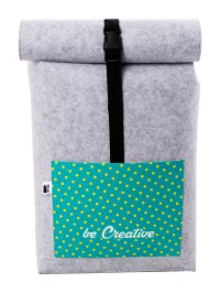 batoh na zakázku bílá s potiskem loga - foto 5