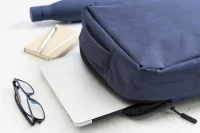 batoh RPET na dokumenty tmavě modrá s potiskem loga - foto 6