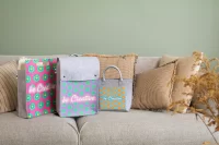 batoh RPET na zakázku bílá s potiskem loga - foto 11