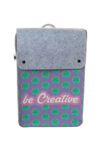 batoh RPET na zakázku bílá s potiskem loga - foto 5