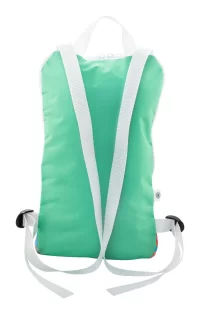 batoh RPET na zakázku bílá s potiskem loga - foto 3