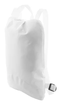 batoh RPET na zakázku bílá s potiskem loga - foto 5