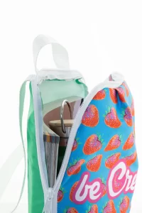 batoh RPET na zakázku bílá s potiskem loga - foto 6