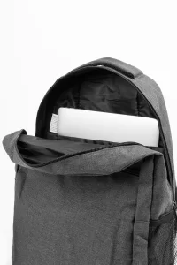batoh tmavě šedá s potiskem loga - foto 4