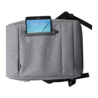 batoh tmavě šedá s potiskem loga - foto 4