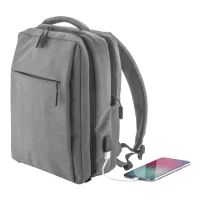 batoh tmavě šedá s potiskem loga - foto 2