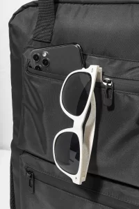 batoh z kepru z RPET černá s potiskem loga - foto 3