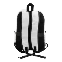 batoh z recyklovaného plátna bílá s potiskem loga - foto 3