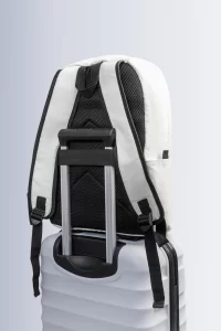 batoh z recyklovaného plátna bílá s potiskem loga - foto 7