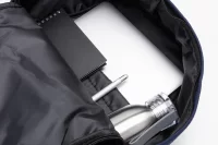 batoh z recyklovaného plátna modrá s potiskem loga - foto 2