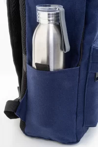 batoh z recyklovaného plátna modrá s potiskem loga - foto 7