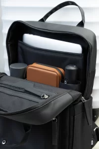 batoh z RPET černá s potiskem loga - foto 6